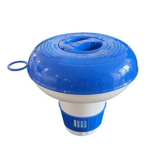 Floating Chemical Dispenser Floater For Swimming Pool Spa Chlorine Tablet Tabs - Picture 1 of 9