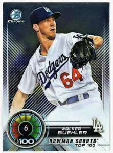 WALKER BUEHLER - 2018 BOWMAN CHROME SCOUTS' TOP 100 PROSPECTS RC - Picture 1 of 2