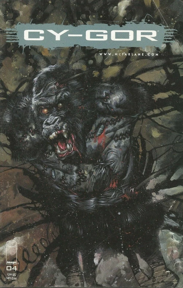 Cy-Gor #4 Comic 1999 - Image Comics - Spawn Malebolgia Curse Violator - image 1 of 1