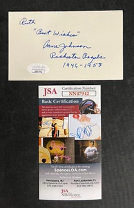 Arne Johnson Signed 3x5 Card JSA Certified AUTO NBA Rochester Royals (d.2000)! - Picture 1 of 4