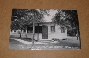 c1955 Nybro Cabin Sweden Resort Lac Court O'Reilles Hayward Wisconsin RPPC - Picture 1 of 2