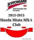 3M Scotchgard Paint Protection Film Pro Series 2013 - 2015 Mazda Miata Mx-5 Club