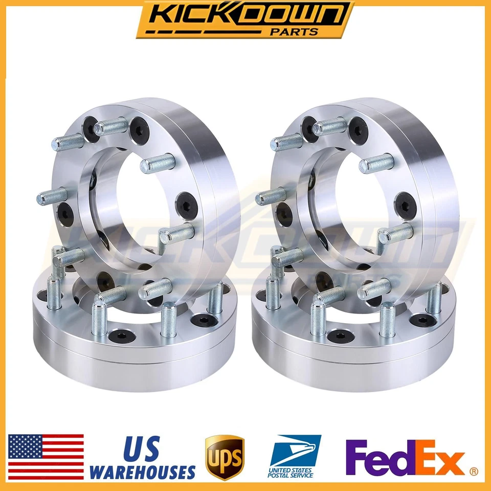 Wheel Adapters 4x For 1992-2000 Chevrolet K2500 6.5L - Imagem 1 de 4