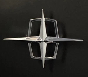 Lincoln 1961-69 emblema estrella cromado - se monta en pilar de techo "C" NUEVO - Imagen 1 de 1
