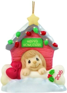 Precious Moments, Home for The Howlidays 2016 Bisque Porcelain Ornament-New - Picture 1 of 1