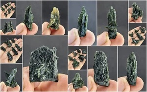 Cristales abanico epidota verde natural especímenes de Baluchistán 49Psc 234g - Imagen 1 de 16