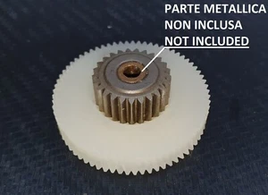 Ingranaggio in nylon per motoriduttore granitore Kenta K9359500 33 rpm - Foto 1 di 6