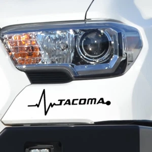 2X Heartbeat Graphic for Toyota Tacoma Truck Car Automotive Decal Vinyl Sticker - Picture 1 of 7