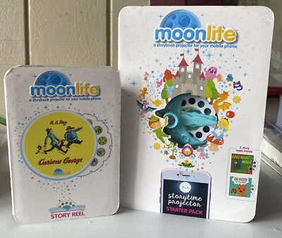 Goodnight Moon & Sago Mini Vacaciones Moonlite Libro de Cuentos Proyector Curious George Foto 1 de 4