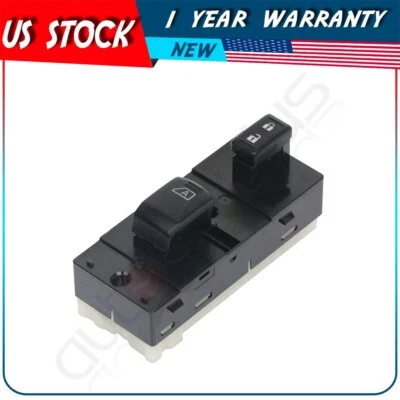 Interruptor maestro de ventana eléctrica para Nissan Altima 2007-2012 delantero derecho DWS377 Foto 1 de 4