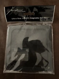 2er-PACK - Silverstone FF123B schwarz ultrafein 120 mm magnetischer Lüfterfilter - Bild 1 von 2
