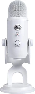 Blue Yeti Microphone USB Whiteout - White - for PC: Gaming, Streaming, Podcast - Picture 1 of 17