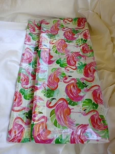 Tommy Bahama Flamingo Melamine Serving Platter Tray Set 2 Tropical 19x8 Inches - Picture 1 of 7