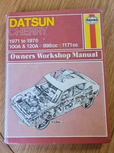 Datsun Cherry Haynes Manual 1971 - 1976 100A 120A 998cc 1171cc - Picture 1 of 5