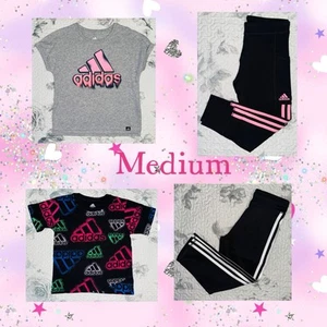 Girls (4pc) Adidas Summer Bundle Sz/ MEDIUM (10-12) - Picture 1 of 6