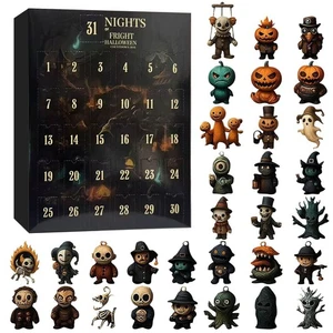 31 Nights Of Fright Halloween Countdown Box , Halloween Advent Calendar 2025 - Picture 1 of 11