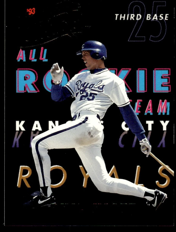 1993 Ultra All-Rookies Phil Hiatt Kansas City Royals #3 - Image 1 of 2