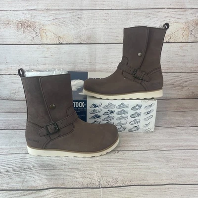 Женские сапоги Birkenstock модель Magdala размер ЕС 37 США 6 на лодыжке цвет эспрессо коричневый - Изображение 1 из 4