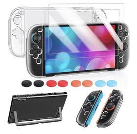Clear Protective Case for Nintendo Switch 2(2025), Transparent Slim Hard Shel...