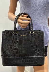 max mara tasche schwarz leder - Bild 1 von 12