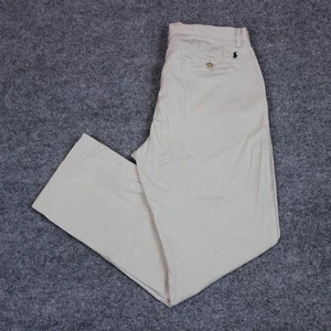 Polo Ralph Lauren Pants Men's 33X32 (Actual 33X30) Beige Chino Classic Khaki - Picture 1 of 15