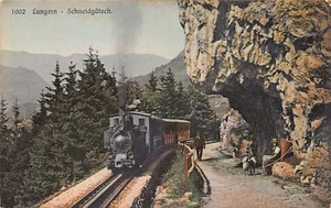 Schweiz - LUNGERN (OW) Schneidgütsch - Eisenbahn - Verlag Wagner 1002 - Picture 1 of 2