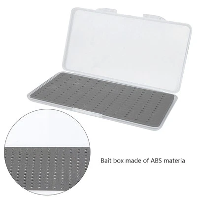 ABS Fly Fishing Tackle Box Angelhaken Köder Aufbewahrungsbox Mit Schaumstoff URS - Bild 1 von 4