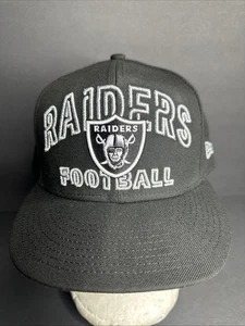 Las Vegas Oakland Los Angeles Raiders New Era 9Fifty Snapback NFL Excellent NWOT - Picture 1 of 9