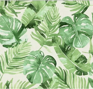 NuWallpaper Tortola Tropical Green Vinyl Peel & Stick Wallpaper (30.75 Sq. Ft.) - Picture 1 of 6