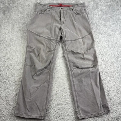 Pantalones deportivos Eastern Mountain EMS para hombre 38 grises barras de refuerzo doble rodilla Foto 1 de 4