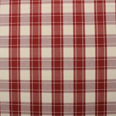 TELA MULTIUSOS A CUADROS ROJO CREMA NICHOLAS DISEÑO BALARD POR YARDA 54"W Foto 1 de 4