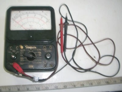 SIMPSON Bakelite Model 260 Series 6P VOM Analog Multi-Meter TESTED -- READ BELOW - Image 1 of 4