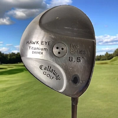 Club derecho Callaway Golf Hawkeye Pro Series Titanio 8,5° Driver Grafito Foto 1 de 4