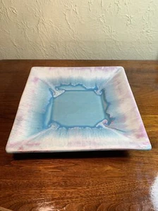 Robinson Ransbottom Pottery-Mid Century Modern Drip Glaze Pottery Dish.scarce. - Picture 1 of 8