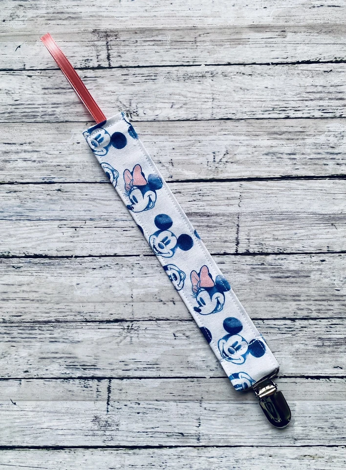 Clip chupete bebé ratón amigo recién nacido niña Foto 1 de 2