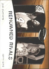 2009 Press Pass Fusion Renowned Rivals #RR9 Joe Dumars/Larry Bird - NM-MT