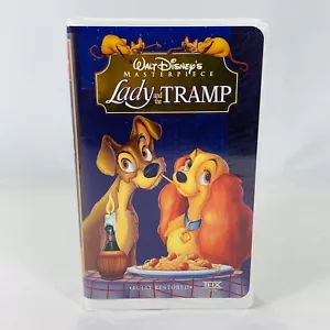 Walt Disney’s Masterpiece Lady and the Tramp (VHS, 1998, Clam Shell) - Picture 1 of 6