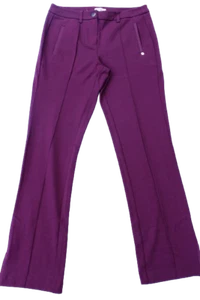 Sheego Damen Hose Weinrot Anzughose Stoffhose Stretch Übergröße Jersey Sweat - Bild 1 von 9