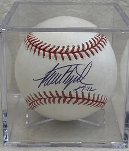 MLB LEGEND PAUL BYRD Signed Autographed RAWLINGS BASEBALL INDIANS ROYALS - Picture 1 of 2