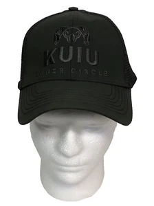 KUIU Inner Circle Hunting Logo Snapback Mesh Trucker Hat Gray Adjustable - Picture 1 of 6
