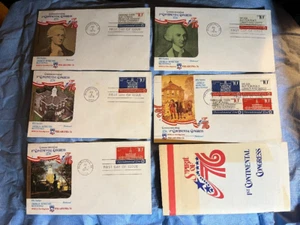 Seltene Ausgabe 1974 1. Kontinentalkongress KOMPLETTSATZ Ersttagsausgabe & Booklet - Bild 1 von 5