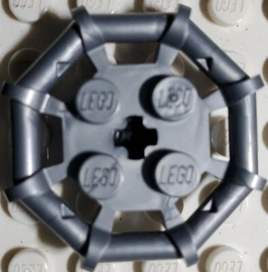 Lego 75937 Plate Modified 2x2 Bar Frame Octagonal Reinforced Round Studs Silver - Picture 1 of 4