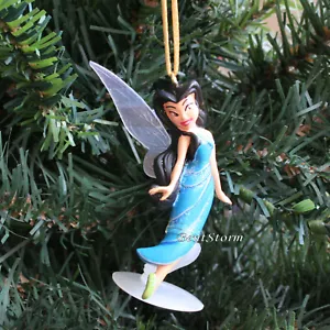 PERSONALIZADO Disney Tinker Bell NIEBLA PLATEADA Hada Navidad Adorno PVC PETER PAN - Imagen 1 de 3
