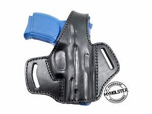 OWB Thumb Break Leather Belt Holster fits Smith & Wesson 6906