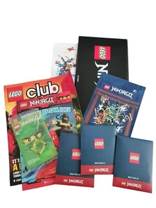 The Ultimate Ninjago Fan Bundle: letrero de hojalata, pegatinas, etiquetas de bolsa, libro, revista, - Imagen 1 de 6