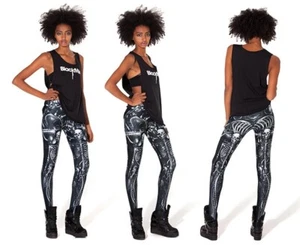 RARE New Genuine BlackMilk Skeleton Mermaid Leggings M Shichigoro-Shingo HTF - Picture 1 of 4