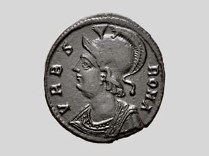 Urbs Roma (335-337 AD) Ae3 Follis. Antioch Mint She-Wolf #RQ 12323