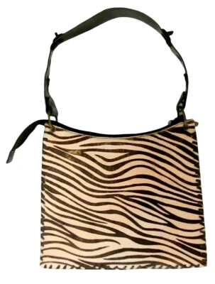 Cartera con estampado de cebra de piel de vaca Memo & M2 nd Foto 1 de 4