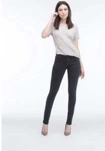 Neu AG Adriano Goldschmied The Leggings super skinny 26 R Jeans schwarz $ 168 - Bild 1 von 4