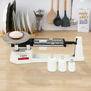 Báscula de equilibrio de triple haz de laboratorio 2610G x 0,1 g de acero inoxidable retro ligera - Imagen 1 de 18